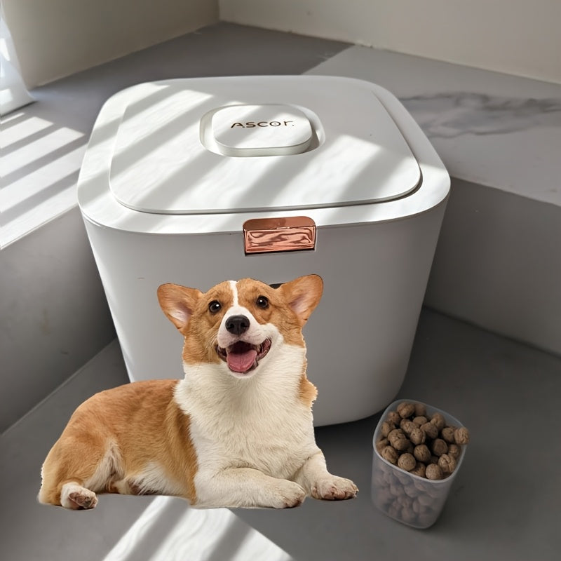 Airtight Pet Food Storage Container with Flip-Top Lid – 14.97kg