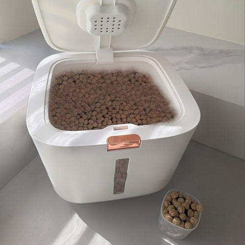 Airtight Pet Food Storage Container with Flip-Top Lid – 14.97kg