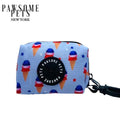 USA Ice Cream Dog Waste Bag Holder – Neoprene Leash Clip Dispenser