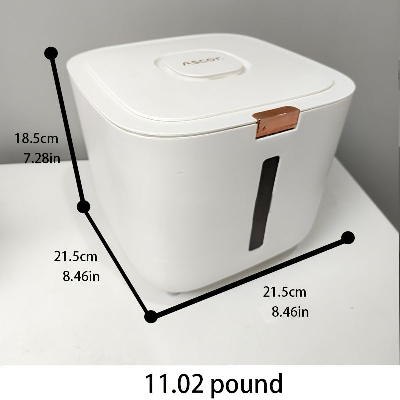 Airtight Pet Food Storage Container with Flip-Top Lid – 14.97kg