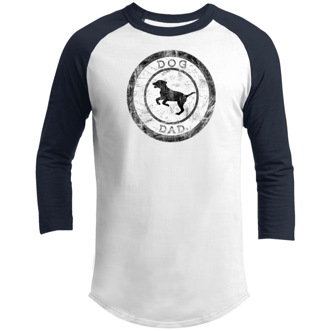 Men's Baseball T, Dog Dad