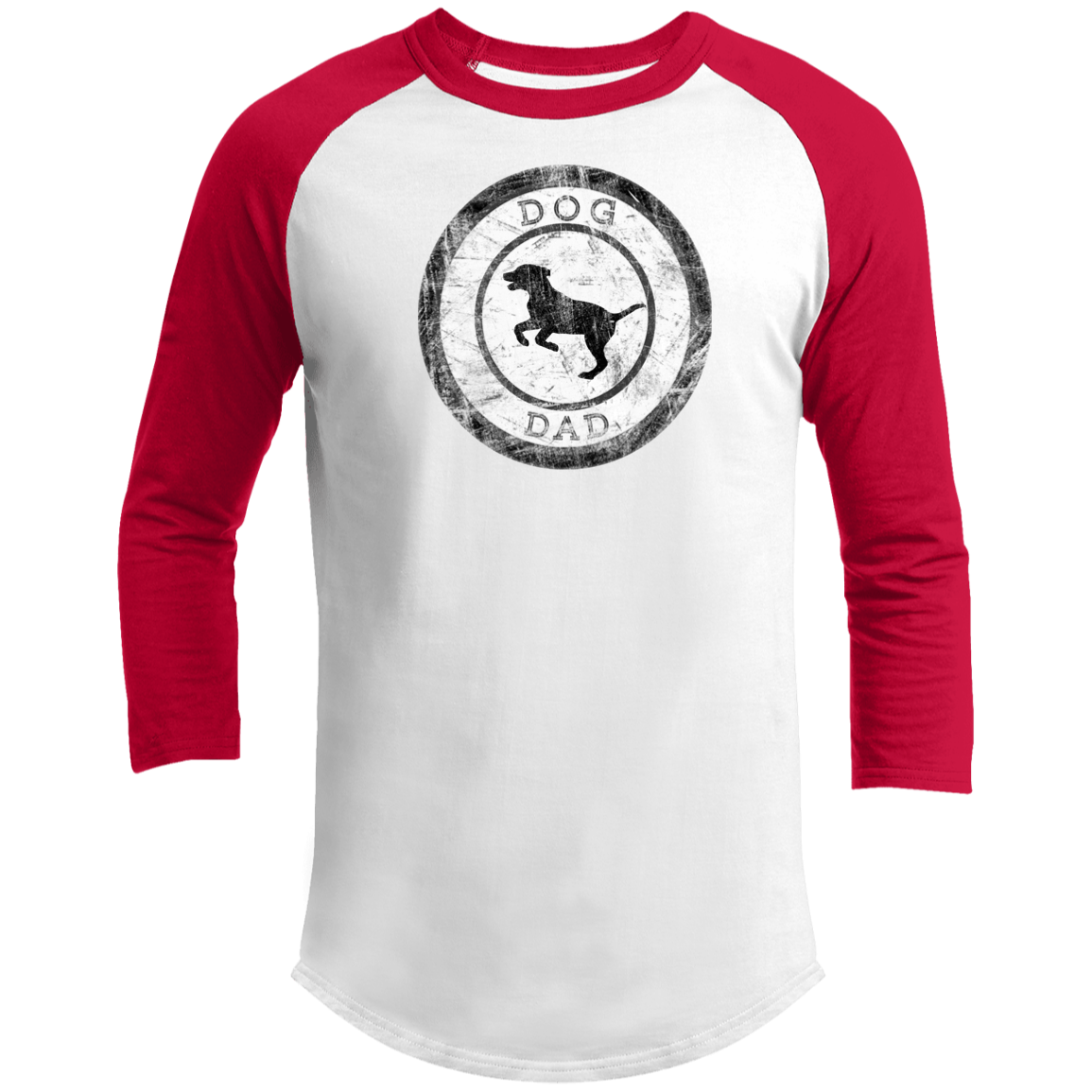 Men's Baseball T, Dog Dad