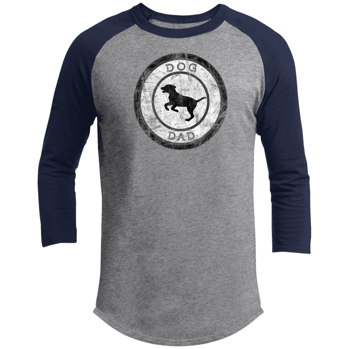 Men's Baseball T, Dog Dad