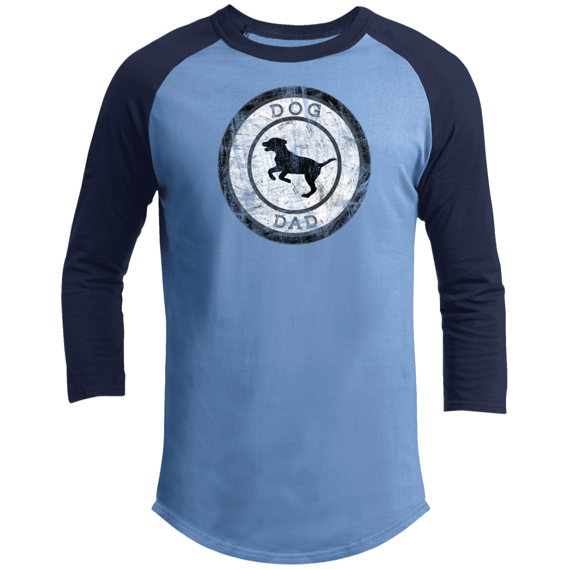 Men's Baseball T, Dog Dad
