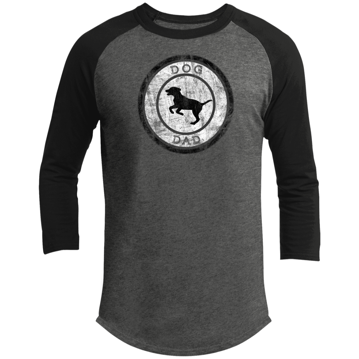 Men's Baseball T, Dog Dad
