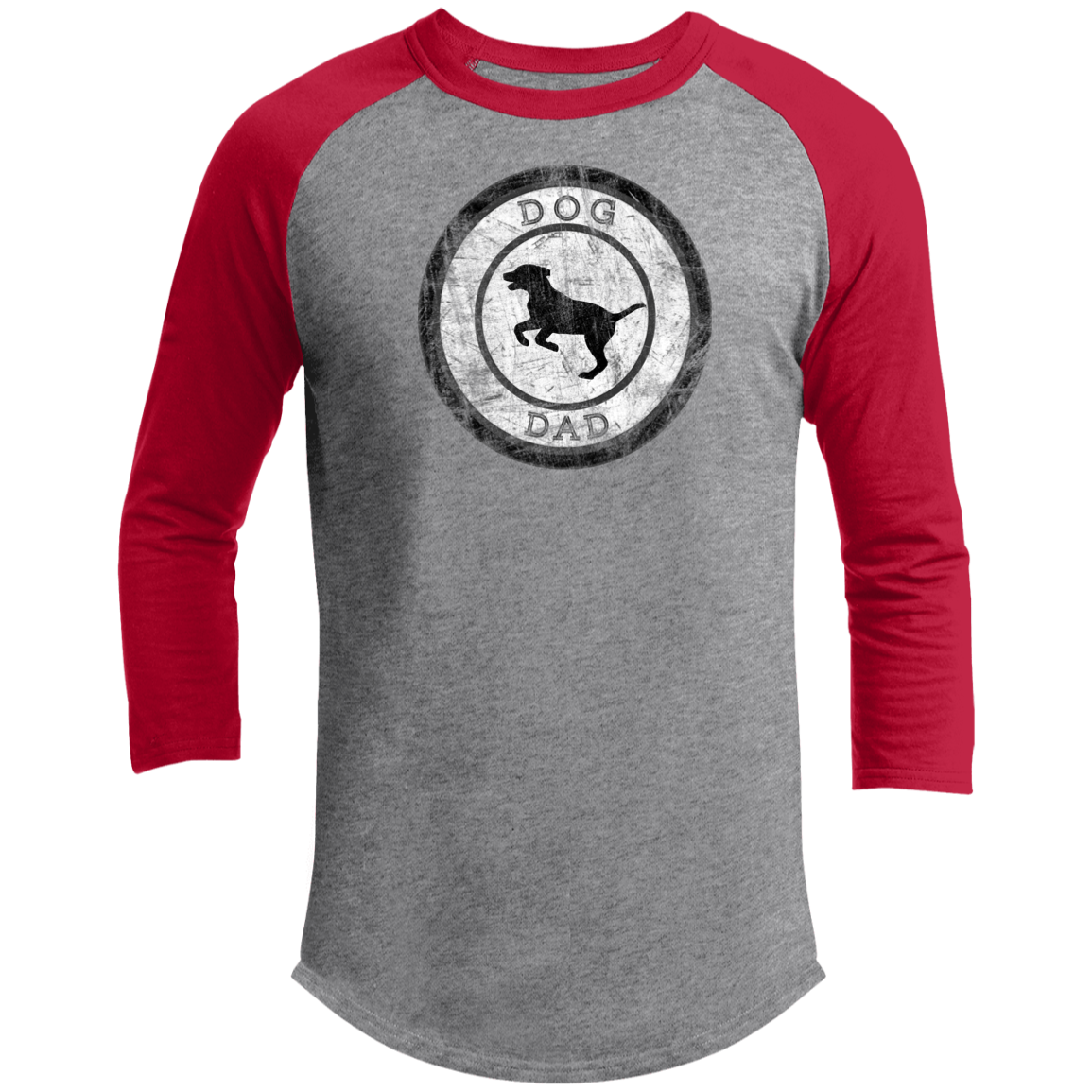 Men's Baseball T, Dog Dad